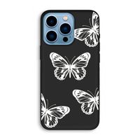 White butterfly: iPhone 13 Pro Biologisch afbreekbaar hoesje