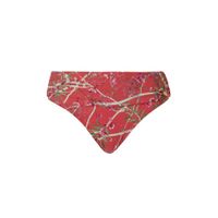 TC WOW gebloemd omslag bikinibroekje rood/groen - thumbnail