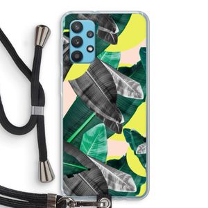 Fantasie jungle: Samsung Galaxy A32 4G Transparant Hoesje met koord