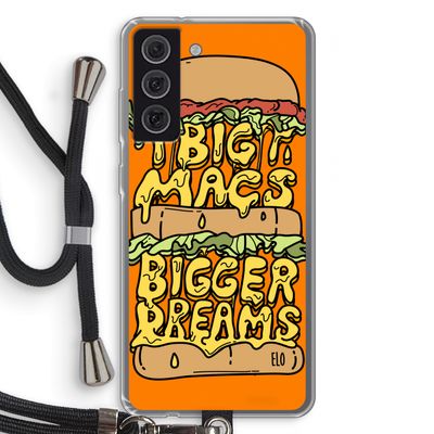 Big Macs Bigger Dreams: Samsung Galaxy S21 FE Transparant Hoesje met koord