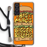 Big Macs Bigger Dreams: Samsung Galaxy S21 FE Transparant Hoesje met koord