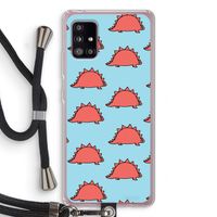 Dinosawrr: Samsung Galaxy A51 5G Transparant Hoesje met koord