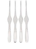 Alessi lot de fourchettes Colombina - Argent - thumbnail