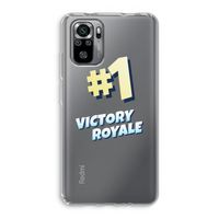 Victory Royale: Xiaomi Redmi Note 10S Transparant Hoesje