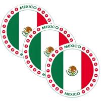 Bierviltjes Mexico - 75x stuks - landenthema - versiering - onderzetter