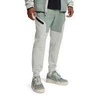 Under Armour Unstoppable Fleece Joggingbroek Grijs Mintgroen Zwart
