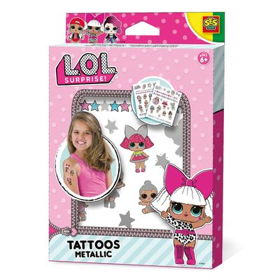 L.O.L. ses metallic tattoos