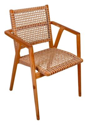 Livingfurn Tuinstoel 'Anya' Teakhout en rattan