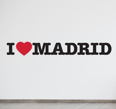 I love Madrid sticker