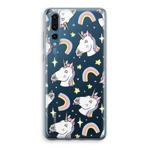 Rainbow Unicorn: Huawei P20 Pro Transparant Hoesje