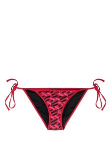 Versace bas de bikini à imprimé graphique - Rouge