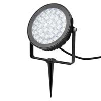 MiBoxer RGB-CCT LED tuinspot IP65 25W rond zwart - LED0258