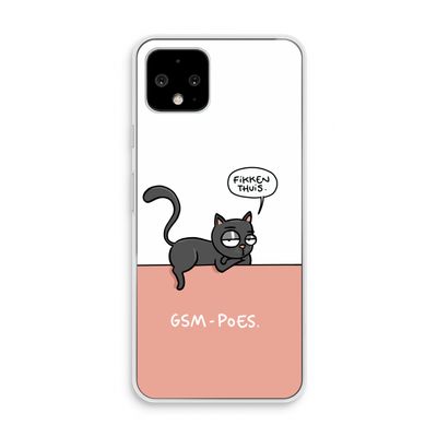 GSM poes: Pixel 4 Transparant Hoesje