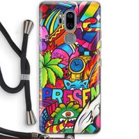 Represent: LG G7 Thinq Transparant Hoesje met koord