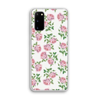 Kleine roosjes: Samsung Galaxy S20 Transparant Hoesje