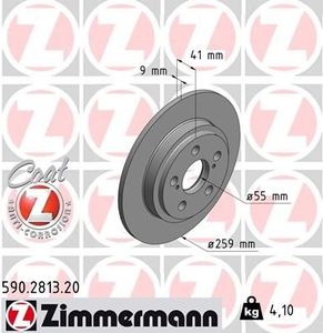 Remschijf Coat Z 590281320