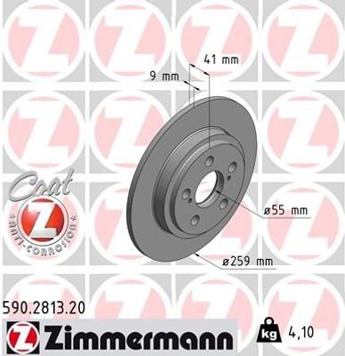 Remschijf Coat Z 590281320