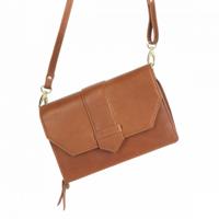 Dames telefoontas leer - cognac - MŌSZ Kris
