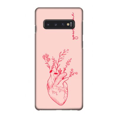 Blooming Heart: Samsung Galaxy S10 4G Volledig Geprint Hoesje