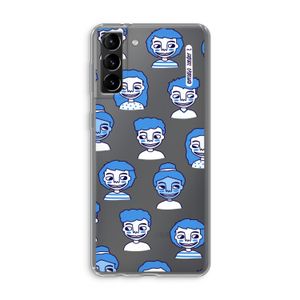 Gezichtjes: Samsung Galaxy S21 Plus Transparant Hoesje