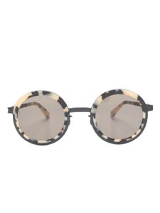 Mykita lunettes de soleil Phillys à monture ronde - Tons neutres