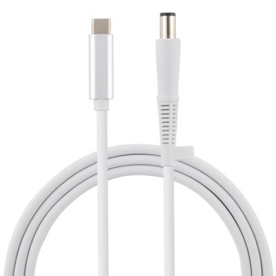 USB-C/type-C naar 7 4 x 0.6 mm laptop voeding oplaadkabel kabel lengte: ongeveer 1.5 m (wit)