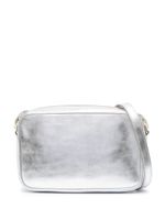 Il Bisonte sac à bandoulière Oliveta à effet métallisé - Argent