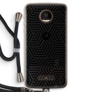 Magic pattern: Motorola Moto Z Force Transparant Hoesje met koord