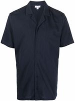 Sunspel polo à boutonnière - Bleu