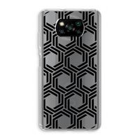 Geometrisch patroon: Xiaomi Poco X3 Pro Transparant Hoesje