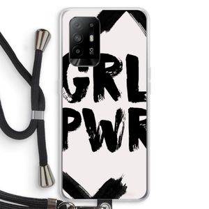 Girl Power #2: Oppo A95 5G Transparant Hoesje met koord