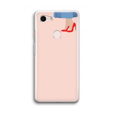 High heels: Google Pixel 3 Transparant Hoesje