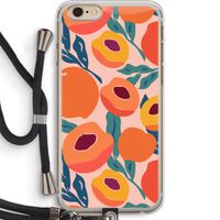 Perzik: iPhone 6 PLUS / 6S PLUS Transparant Hoesje met koord