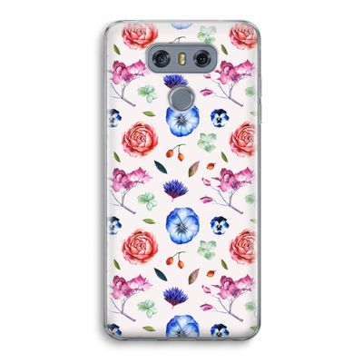 Bloemetjes: LG G6 Transparant Hoesje