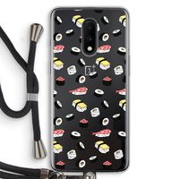 Sushi time: OnePlus 7 Transparant Hoesje met koord