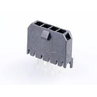 Molex 436500415 Male header, inbouw (standaard) Totaal aantal polen: 4 Rastermaat: 3 mm Inhoud: 1 stuk(s) Tray