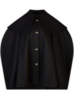 Nina Ricci manteau en laine à simple boutonnage - Noir