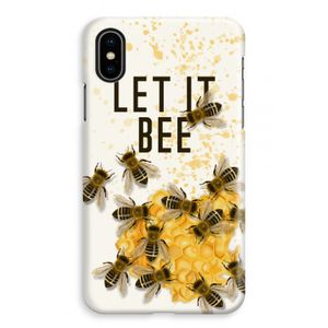 Let it bee: iPhone X Volledig Geprint Hoesje