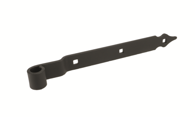 GB heng 400x30x5 pendia Ø16 vierkant Rustica vlak epoxy zwart etiket | 1 stuk - 17343817