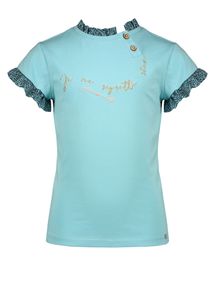 NoNo Meisjes t-shirt - Kimy - Licht Turquoise