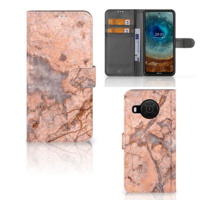Nokia X10 | Nokia X20 | Bookcase | Marmer Oranje