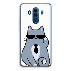 Cool cat: Huawei Mate 10 Pro Transparant Hoesje