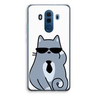 Cool cat: Huawei Mate 10 Pro Transparant Hoesje