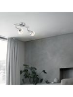 Home sweet home vaya 2L LED opbouwspot ↔ 26 cm mat staal - thumbnail