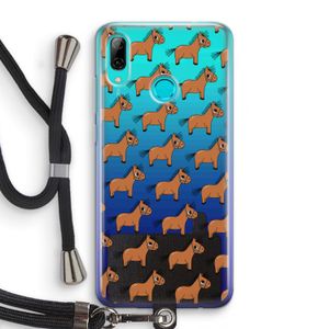 Pony: Huawei P Smart (2019) Transparant Hoesje met koord