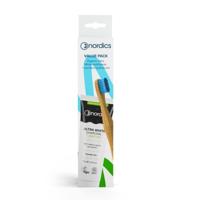 Nordics Tandenborstel blauw & ultra white tandpasta