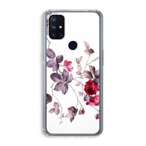 Mooie bloemen: OnePlus Nord N10 5G Transparant Hoesje