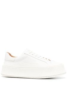 Jil Sander baskets à lacets - Tons neutres