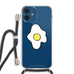 Spiegelei: iPhone 12 Transparant Hoesje met koord
