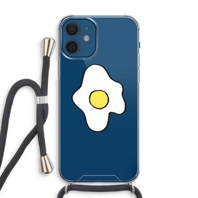 Spiegelei: iPhone 12 Transparant Hoesje met koord
